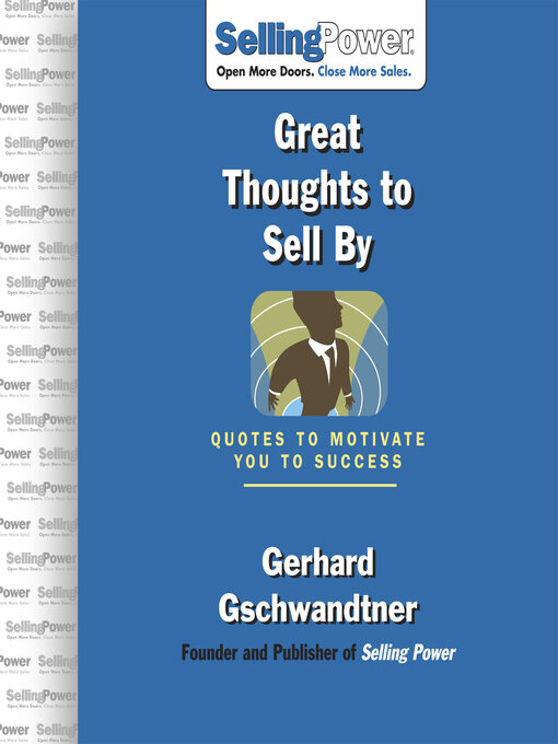 Cover image for Great Thoughts to Sell By